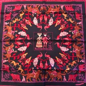 Brand New 100 percent silk Hermès scarf Paris